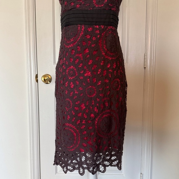 “FLOREAT” Anthropologie Battenburg Crochet Overlay Dress - Picture 10 of 12